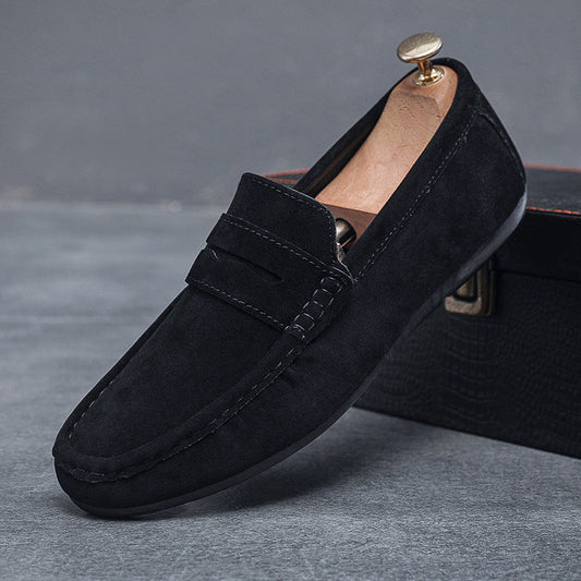 "Stylish Men's Casual Flat Leather Shoes - MANDOTOS"