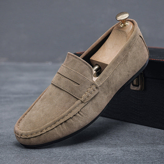 "Stylish Men's Casual Flat Leather Shoes - MANDOTOS"