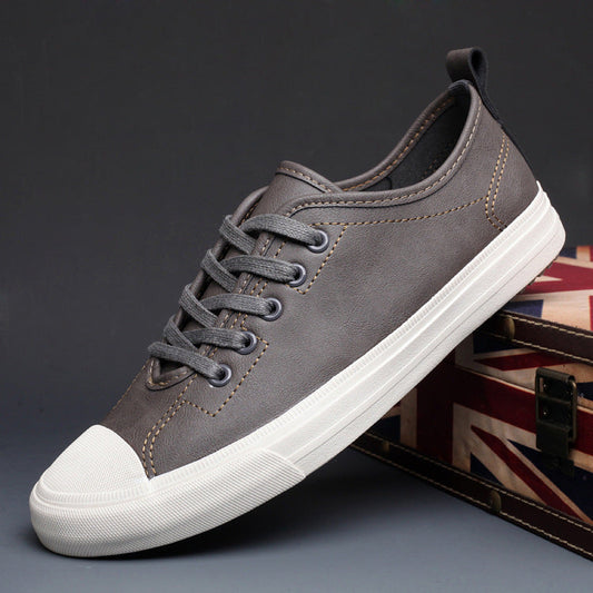 "Men's Spring Tide Leather Casual Shoes - MANDOTOS"