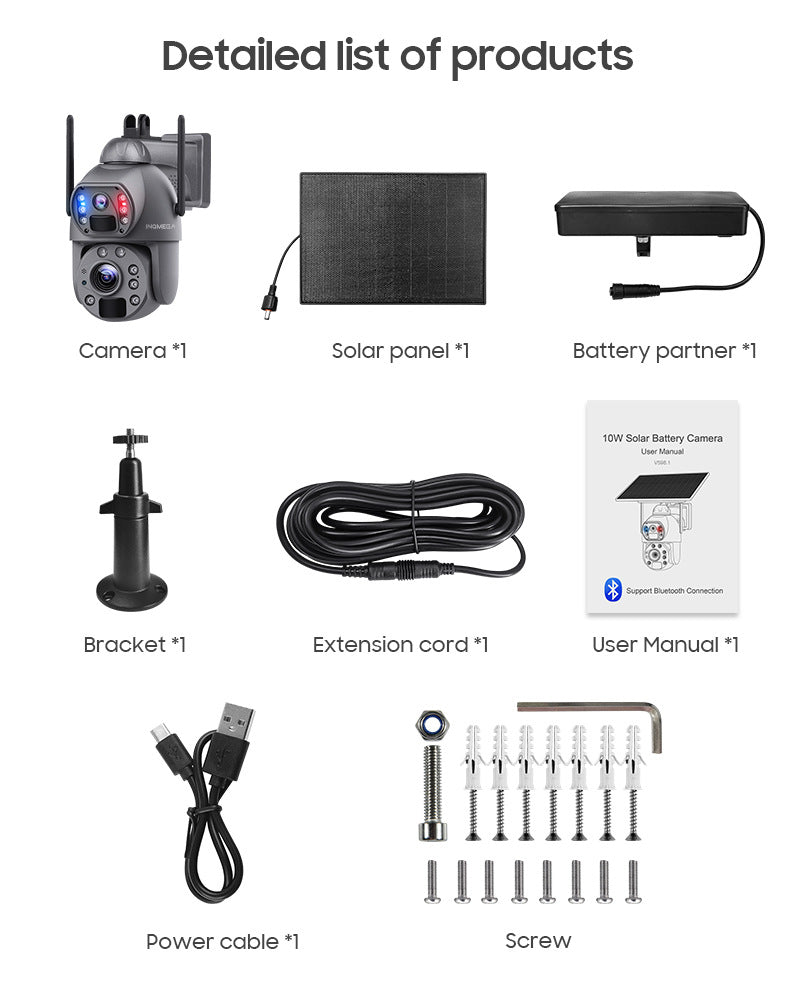 "Ultimate 4G Solar HD Security Camera - MANDOTOS"