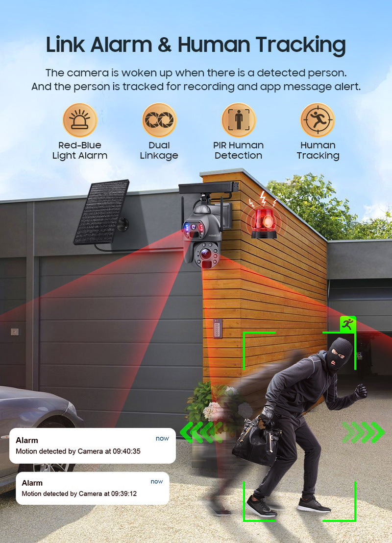 "Ultimate 4G Solar HD Security Camera - MANDOTOS"