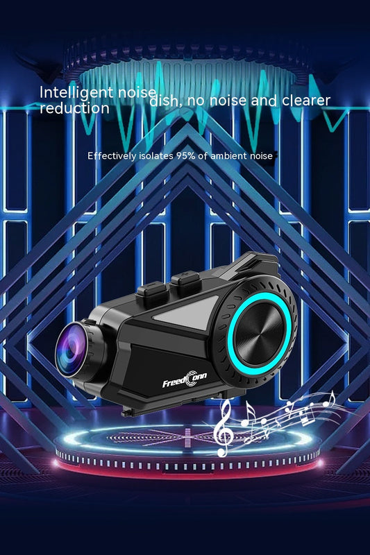 "R3 Motorcycle Helmet Intercom Bluetooth Headset & Driving Recorder - MANDOTOS"