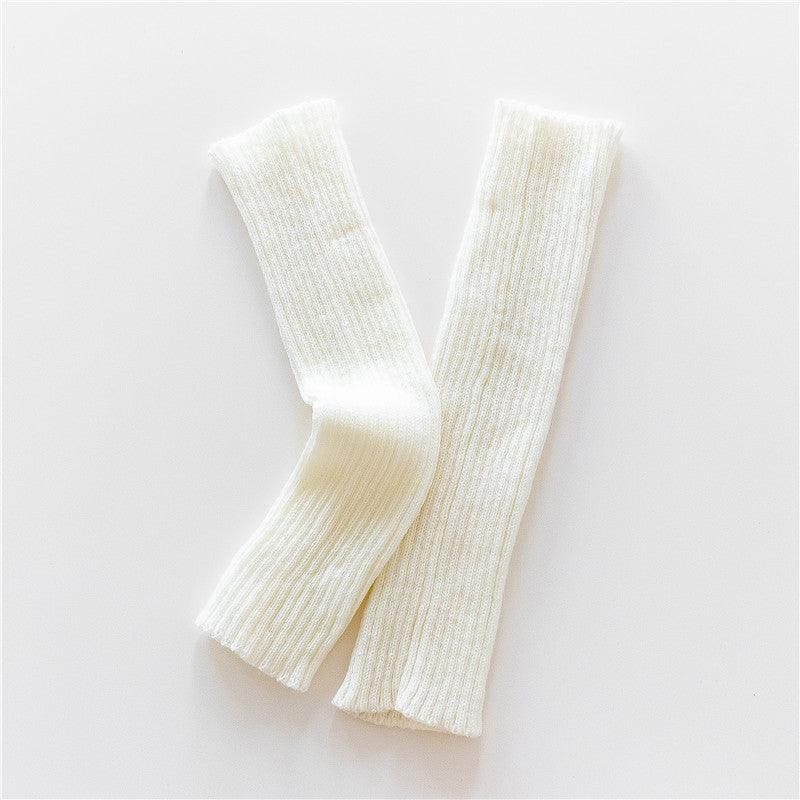 "Knitted Warm Daytime Wool Leggings Knee High Socks - MANDOTOS"