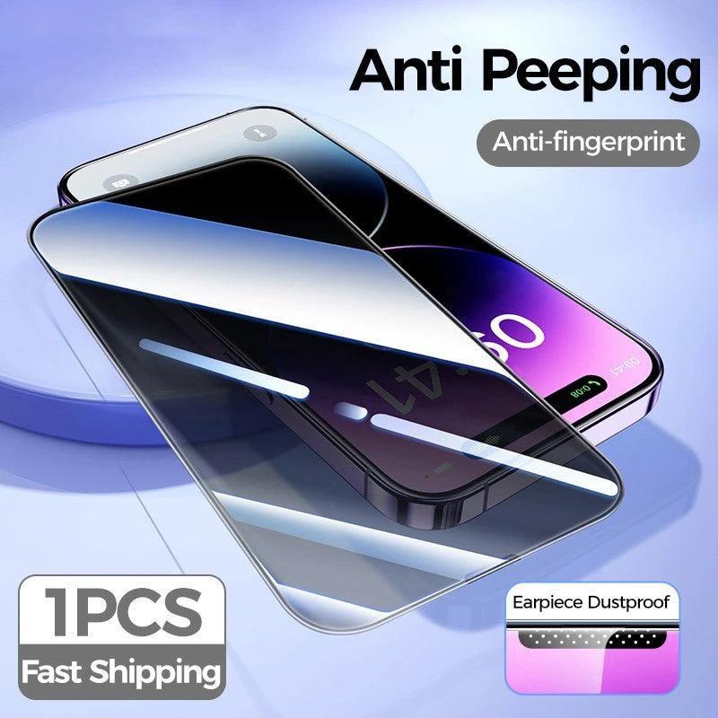 Privacy Tempered Glass Screen Protector for iPhone - Anti-Peep - MANDOTOS