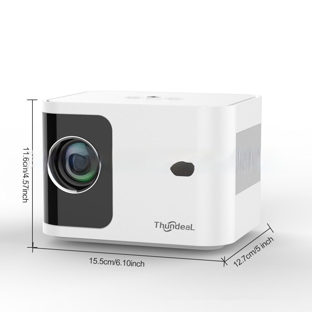 "Smart HD 720p Wireless Projector with Adjustable Trapezoidal Technology - MANDOTOS"
