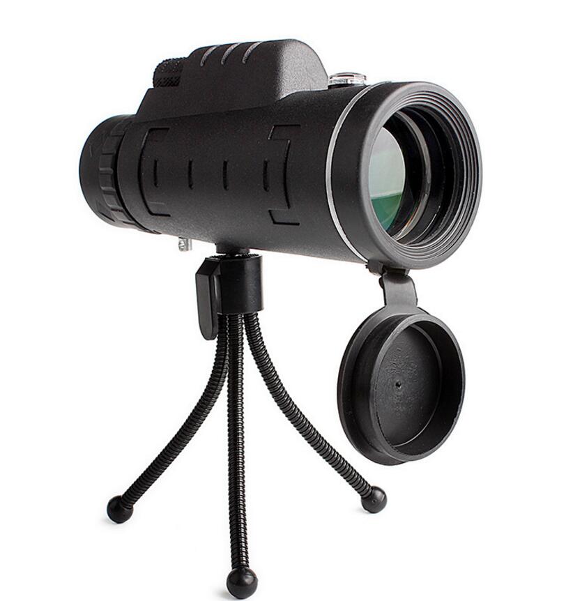 Compatible with Apple, Monocular Telescope Zoom Scope with Compass Phone Clip Tripod - MANDOTOS INTERNATIONAL0