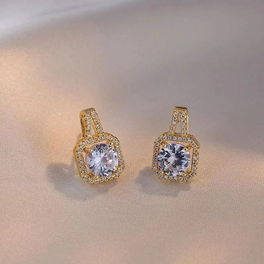 Fashion Jewelry Set - Zircon Gem Necklace Earring Ring - MANDOTOS