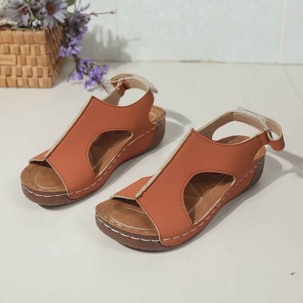 Women's Casual Velcro Strap Sandals
