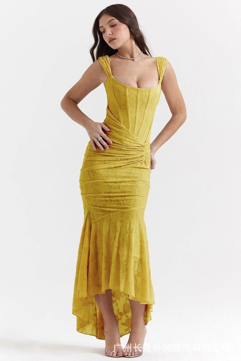 Mozision Off-shoulder Backless Sexy Evening Dress For Women Purple Sleeveless Strapless Ruched Bodycon Club Party Dress MANDOTOS