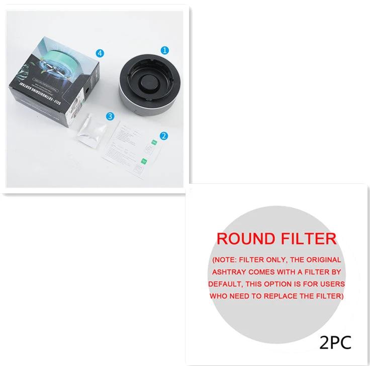 Smoke Removal Air Purification Ashtray Anion Purification Practical Automatic Purifier Ashtray Portable Gadgets For Car Ashtray MANDOTOS
