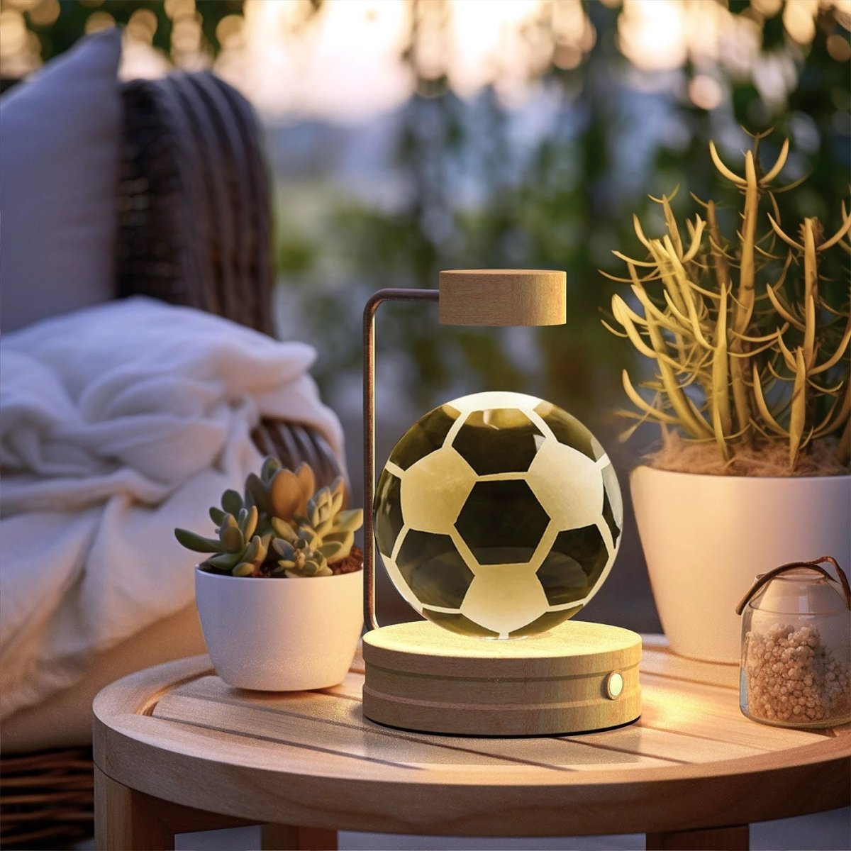 Crystal Ball Cosmic Dinosaur Indoor Night Light USB Power Warm Bedside Light Birthday Gift Night Lamp MANDOTOS