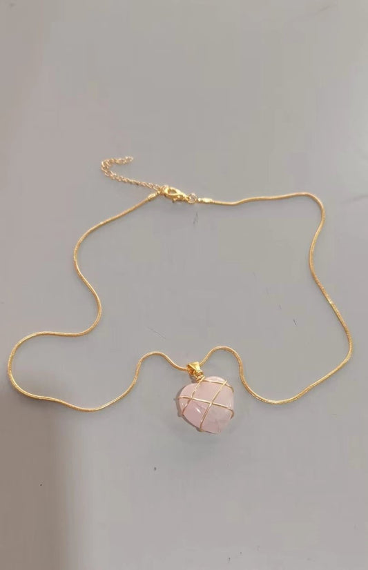 Fashion Moonstone Necklace - Cartoon Princess Love Girl Jewelry - MANDOTOS