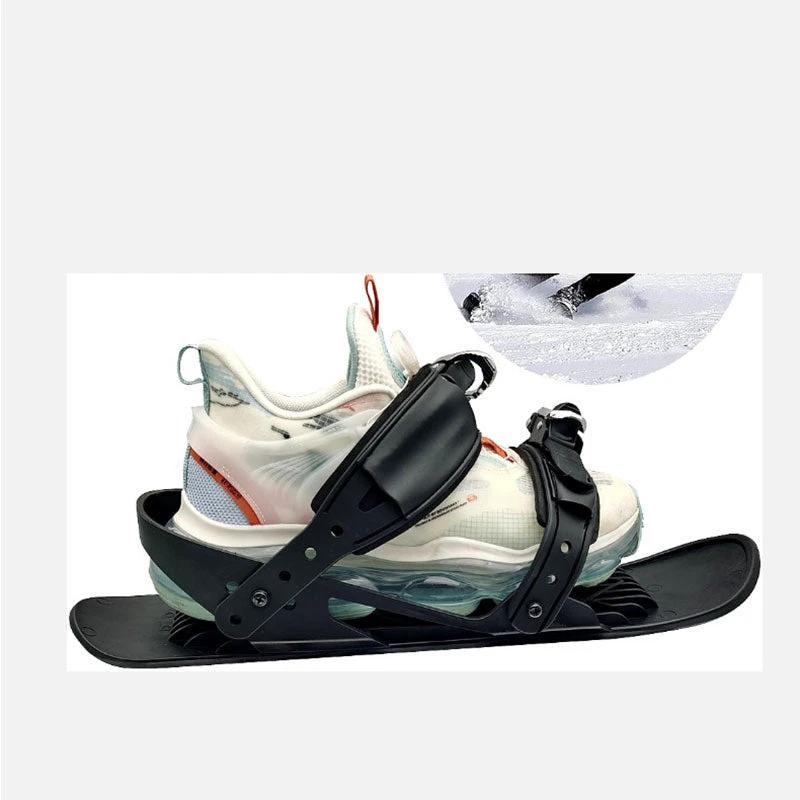 Mini Ski Skates - Portable Short Skiboard Adjustable for Snow - MANDOTOS