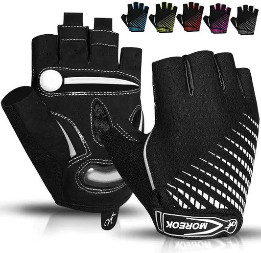 RideGuard Half Finger Cycling Gloves - MANDOTOS