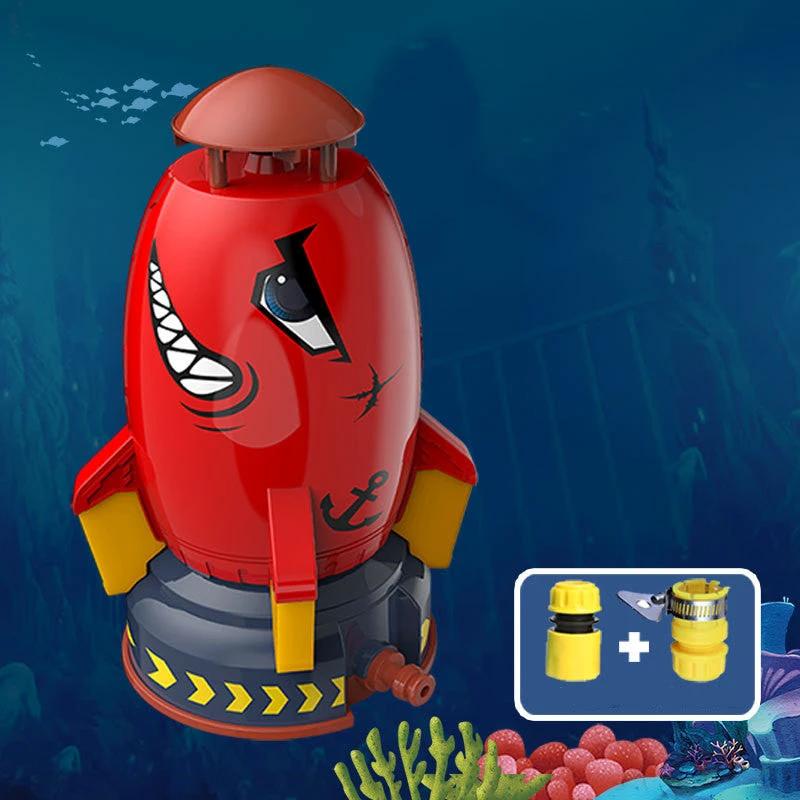 Rocket Launcher Toys Outdoor Rocket Water Pressure Lift Sprinkler Toy Interaction In Garden Lawn Water Spray Toys For Kids Summer Gadgets MANDOTOS