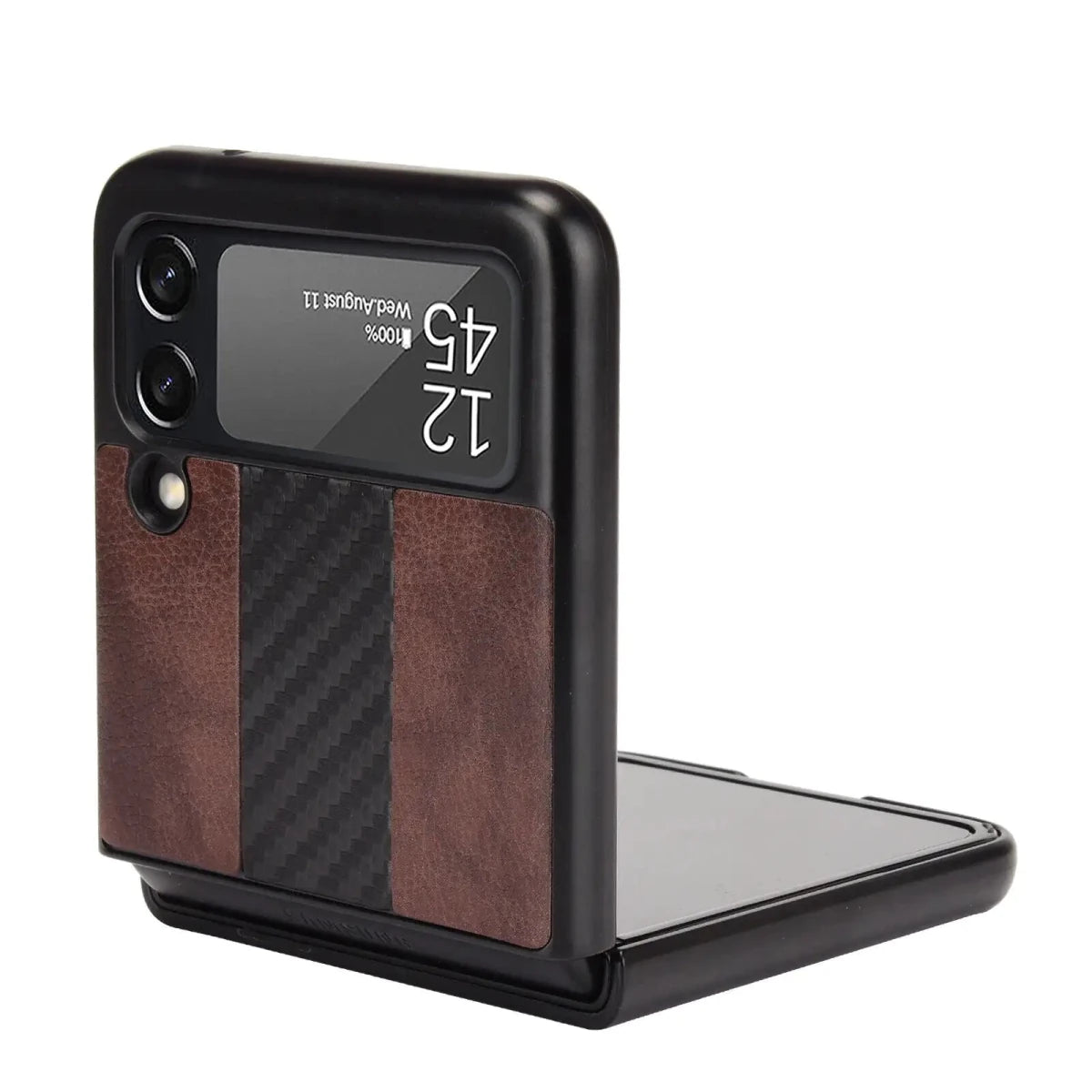 Samsung Z Flip 3 5G Leather Folding Case - MANDOTOS INTERNATIONAL