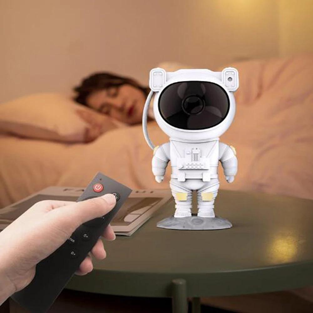 Creative Astronaut Galaxy Starry Sky Projector Nightlight USB Atmospher Bedroom Table Lamp MANDOTOS