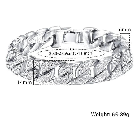 Men's Luxe Gold Chain Bracelet - MANDOTOS