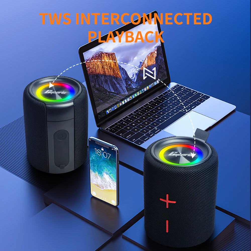 S11Plus Magnetic Detachable Speaker, BT5.3, Waterproof, 24H Playtime - MANDOTOS INTERNATIONAL