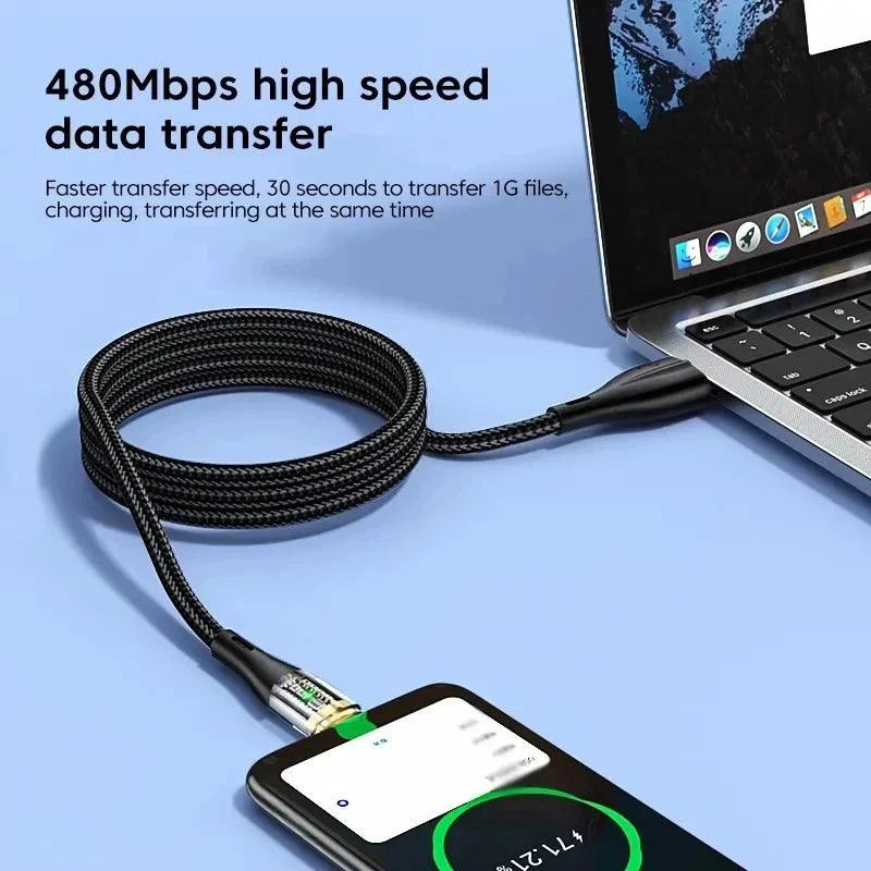 120W USB To Type C Cable Super Fast Charging Data Cord For Xiaomi 12 Redmi Note 11 Samsung S23 S22 Huawei Type-c Charger Cord - MANDOTOS