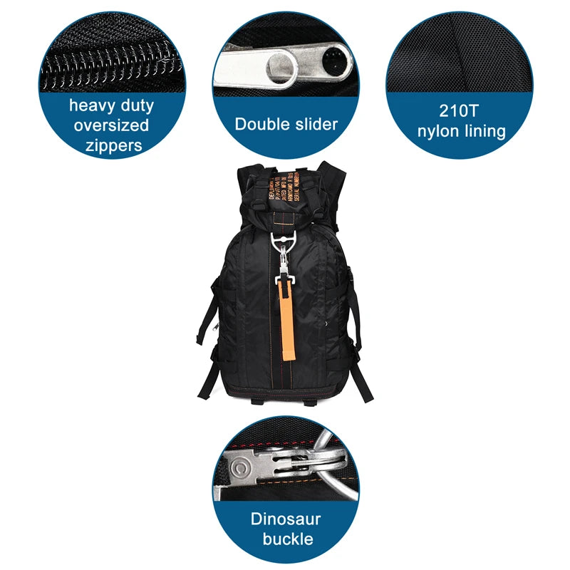 American Warehouse Nylon Tactical Backpack Deployment Bag Outdoor Durable Travel Hiking Sport Tactical Deployment Backpack