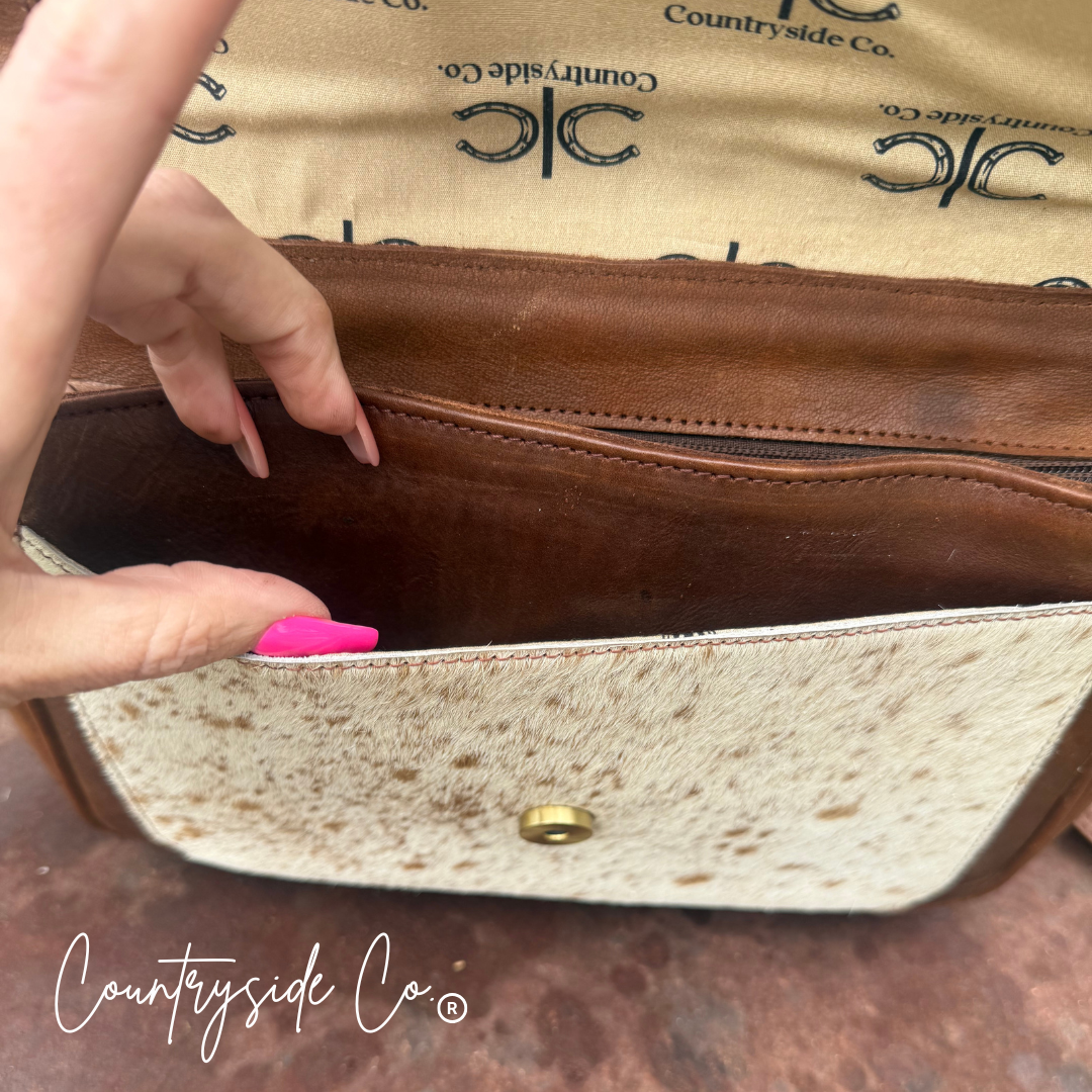 Grace Tooled Leather Purse: Handcrafted Statement Piece for Style & Function -