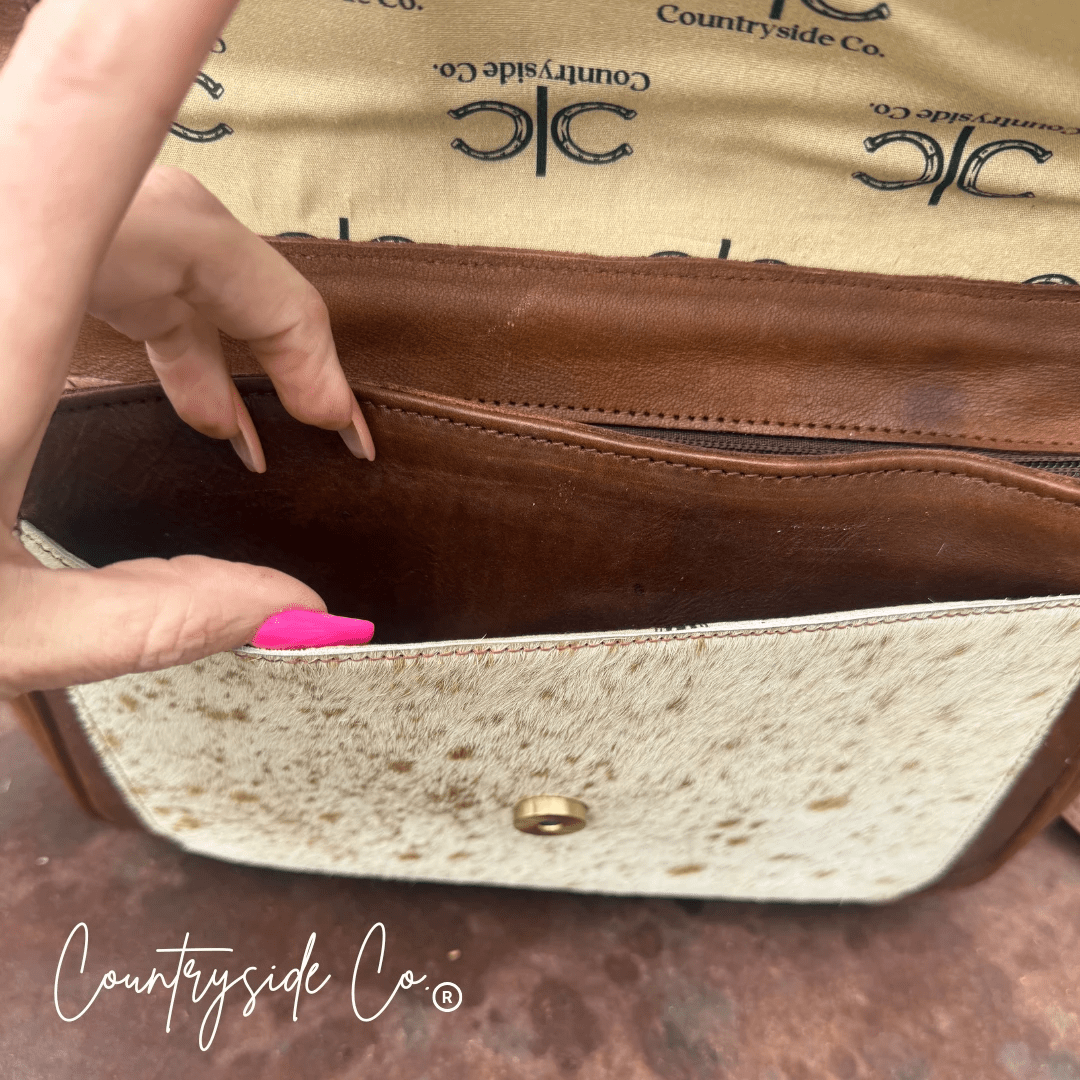 Grace Tooled Leather Purse by Countryside Co: Stylish & Functional Statement Piece - MANDOTOS