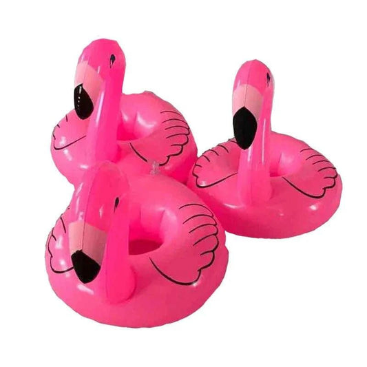 Flamingo Fun Pool Party Cup Holders - Stay Cool & Celebrate in Style! - MANDOTOS