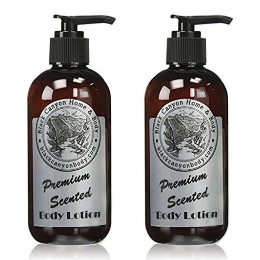 Black Canyon Luxury Body Lotion - Ginseng & Ginger Infusion with Lanolin & Jojoba Oil, 16 Oz (2 Pack) - MANDOTOS