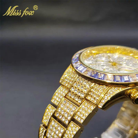 Gold Luxe Men's Waterproof Watch - MANDOTOS