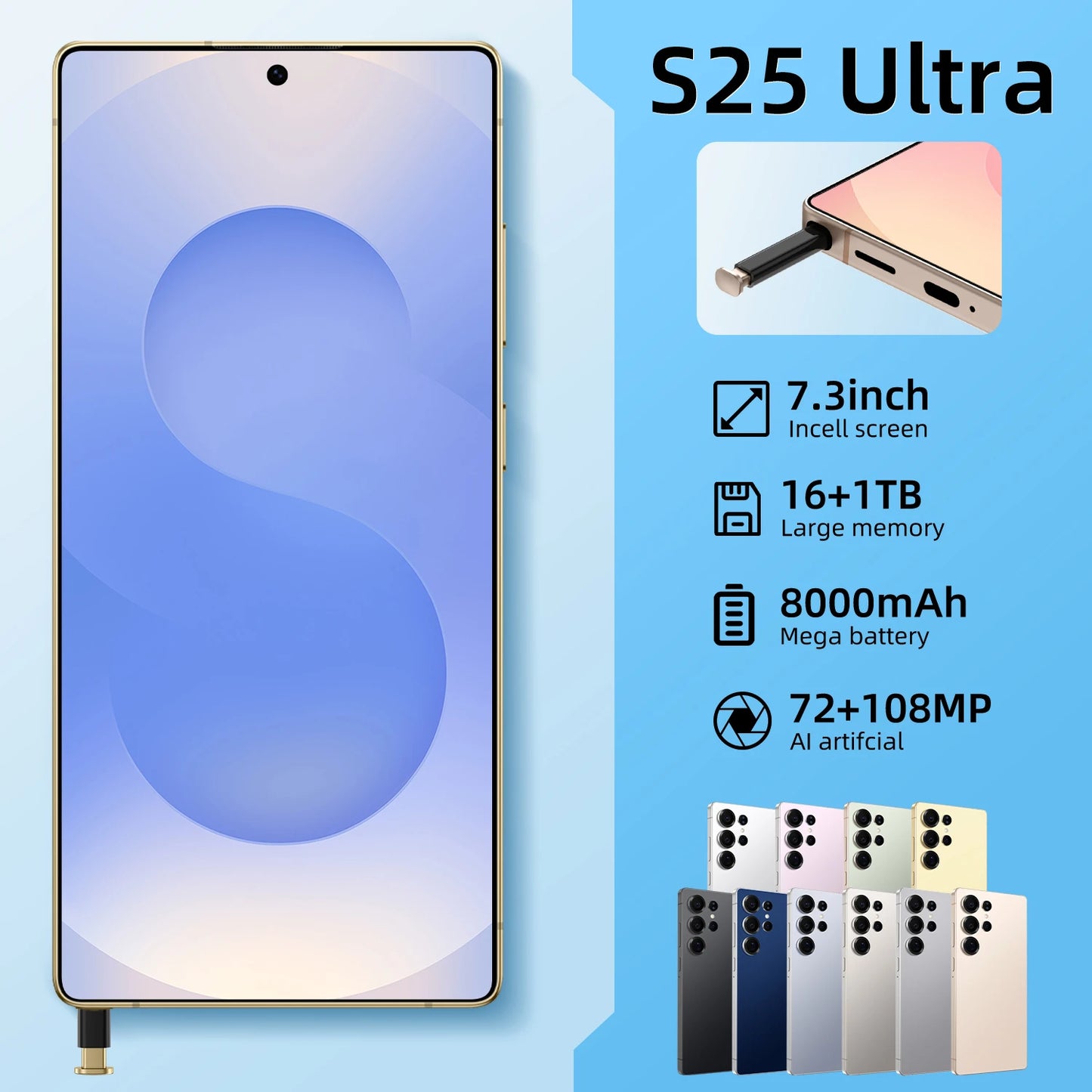 8000mAh Business Travel Smartphone HD Screen Beauty Camera QWERTY Keyboard - MANDOTOS INTERNATIONAL
