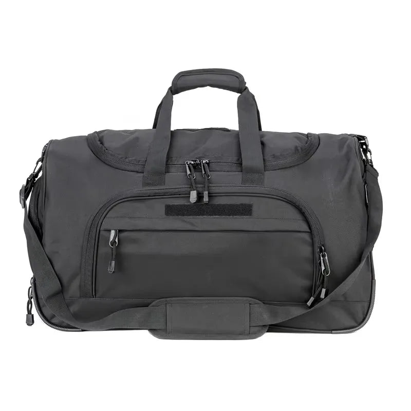Fashion Foldable Duffel Bag Unisex Large Capacity Travel Weekender Hiking Sports Bag with Shoe Compartment
