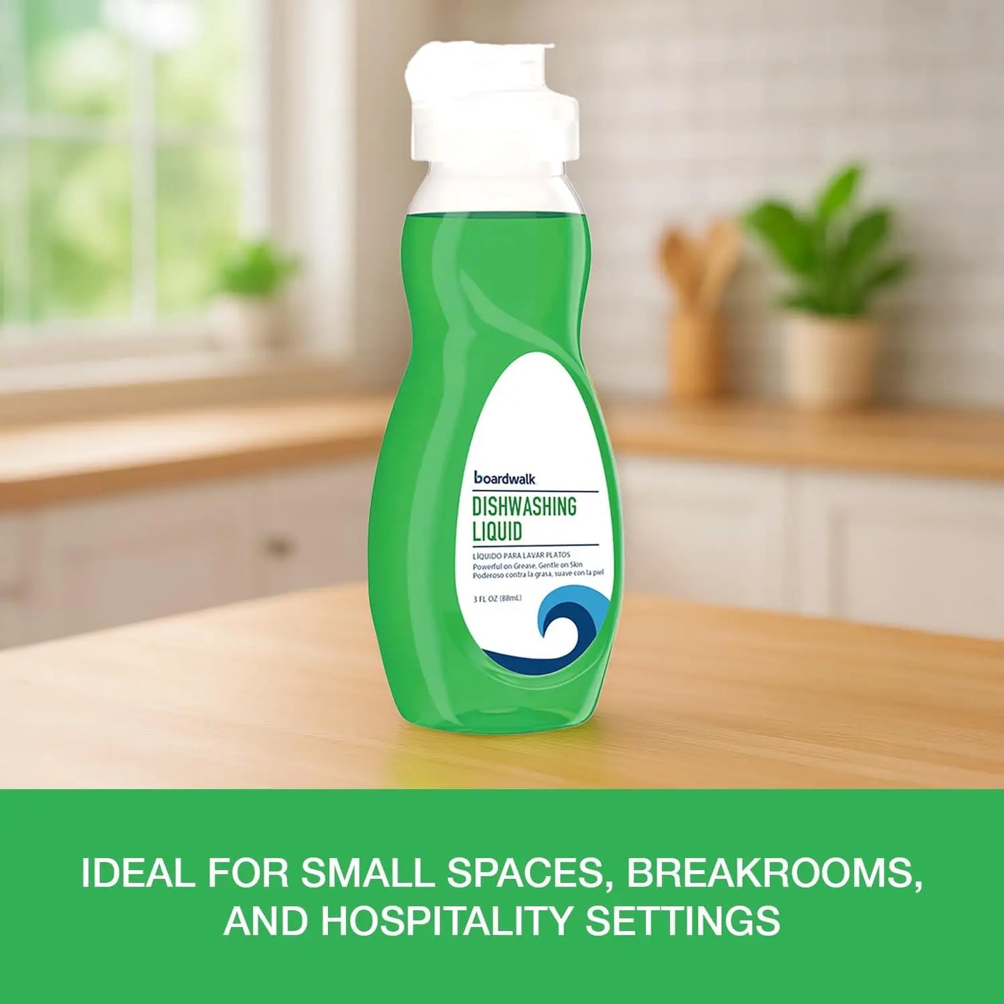 Eco-Friendly Dish Soap - 72 Bottles All-Purpose Travel Size 3 oz Fresh Scent - MANDOTOS INTERNATIONAL
