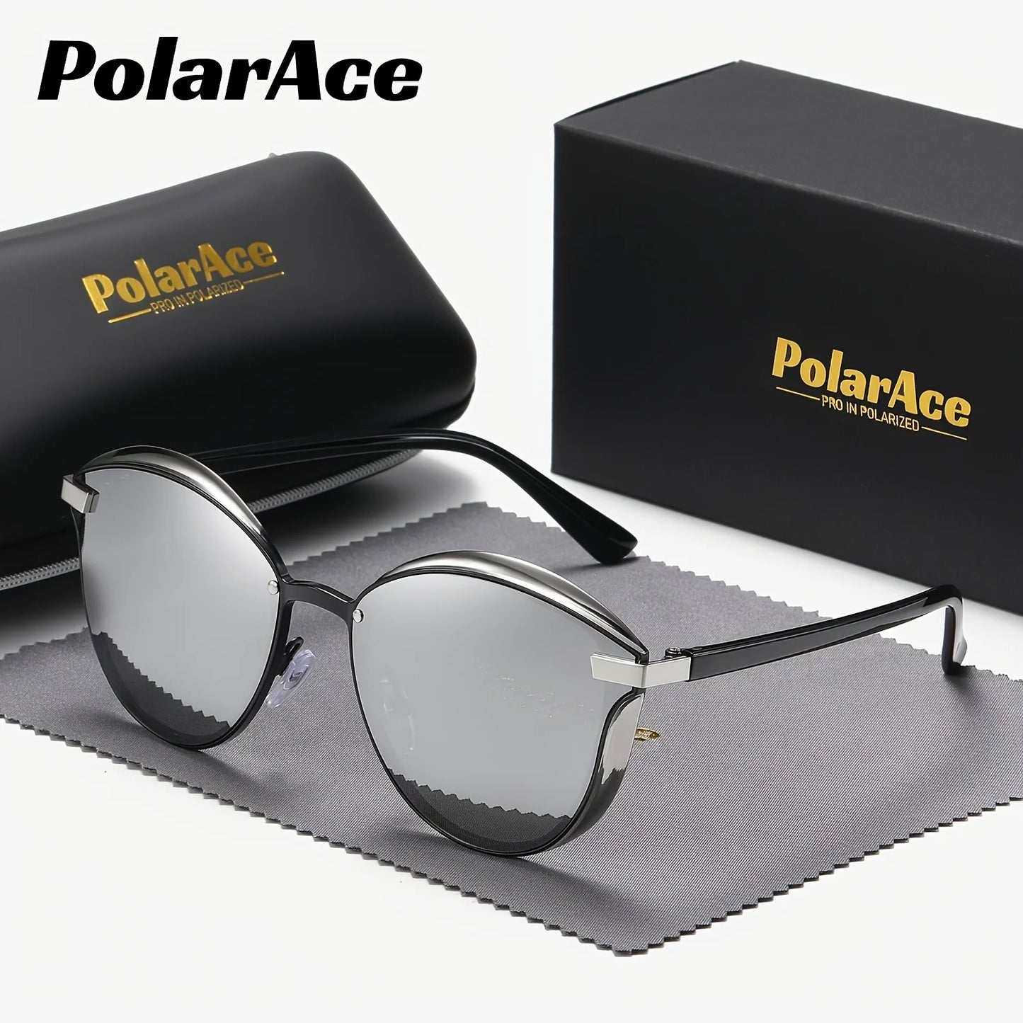 Polarized Fit Over Sunglasses for Women Thin Temple Anti Glare Sunshades for Driving