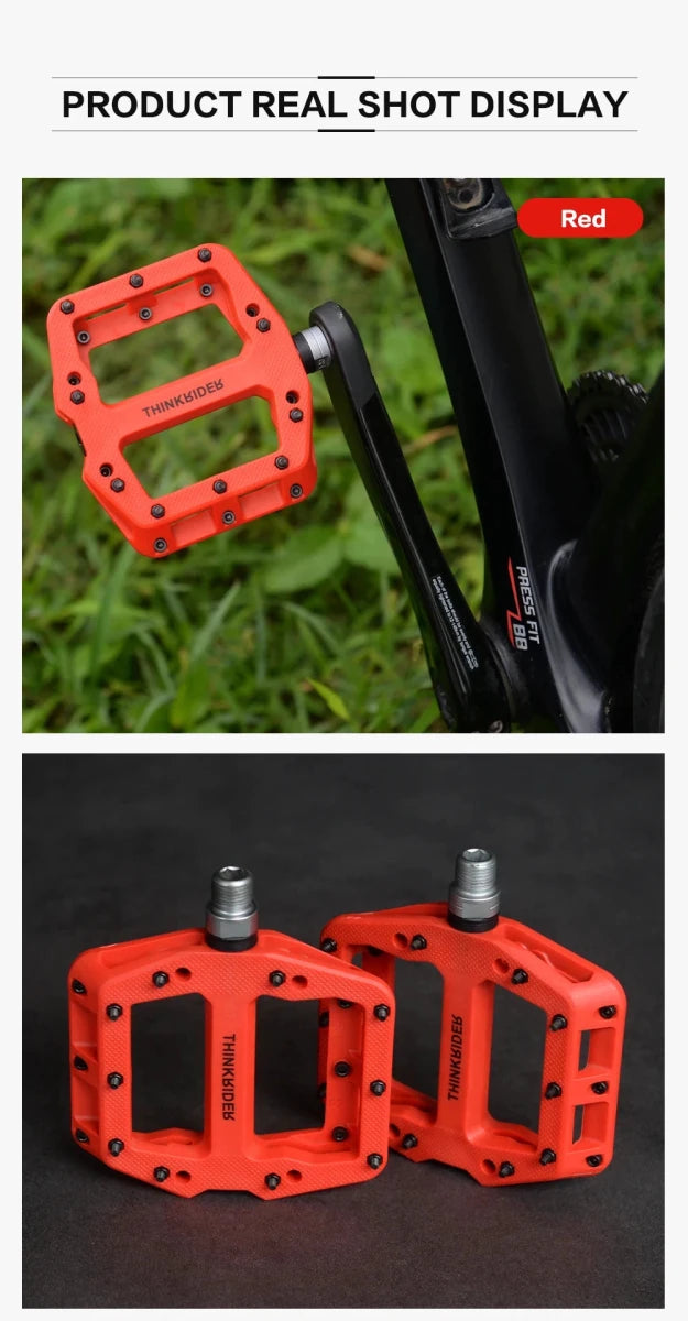 Upgrade Your Ride with ThinkRider Flat Bike Pedals! Ultimate Durability & Performance 🚴♂️ - MANDOTOS