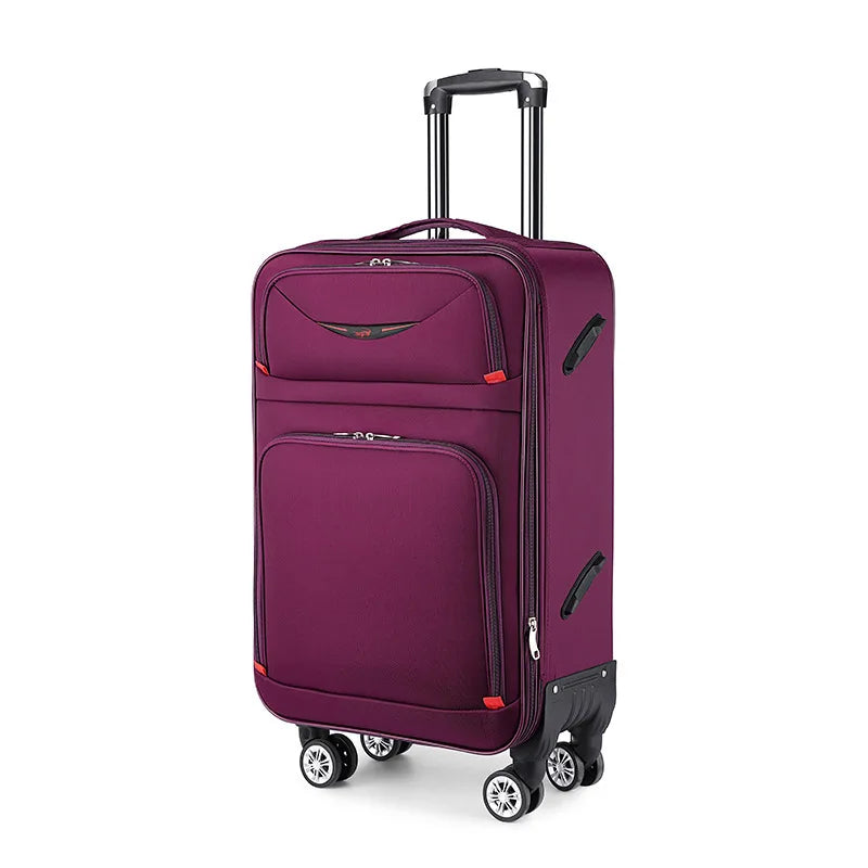 Oxford Unisex Travel Bag with Large Capacity Zipper Canvas Luggage with Lock Password Box Is Mainly