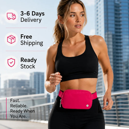 USA Oversea Warehouse 1L Superior Quality Breathable Women Everywhere Fanny Pack Waist Bag Ideal for Travel Outdoor