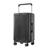 US Warehouse Hard Shell Trolley Suitcases Lightweight Front Opening 20 Inches PC Travel Suitcase Luggage with Cup Holder