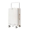 US Warehouse Hard Shell Trolley Suitcases Lightweight Front Opening 20 Inches PC Travel Suitcase Luggage with Cup Holder