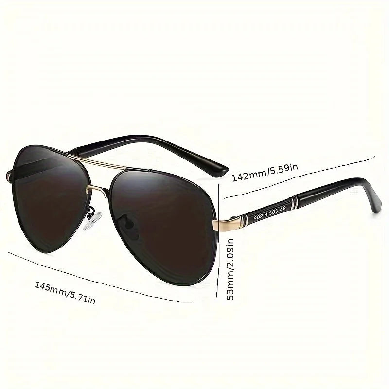 Two Pairs of Stylish Metal Frame and TAC Lenses for Sharpness. They Are Ideal For. Elegant Design in Red Sunglasses
