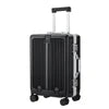 2026 US Warehouse 20 24 Inch Zipperless Aluminum Frame PC Suitcase Luggage High Quality Front Opening Hard Shell Travel Suitcase