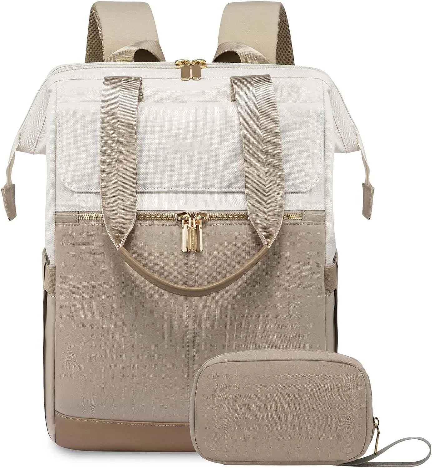 Super Lightweight Women's Travel Laptop Backpack with Curved Shoulder Straps - MANDOTOS INTERNATIONAL