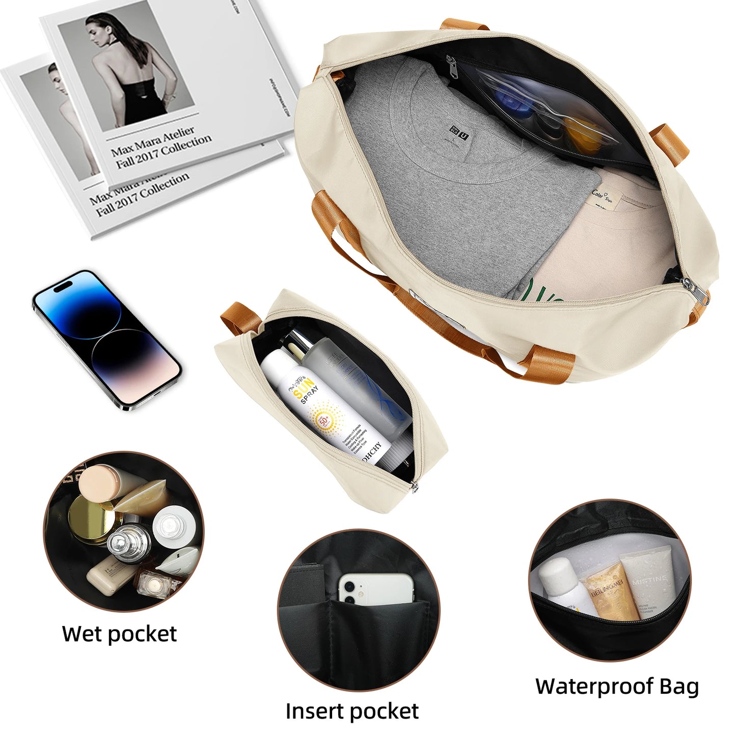 Water-Resistant Travel Luggage Sets with TSA Lock and Gym Bags - MANDOTOS INTERNATIONAL