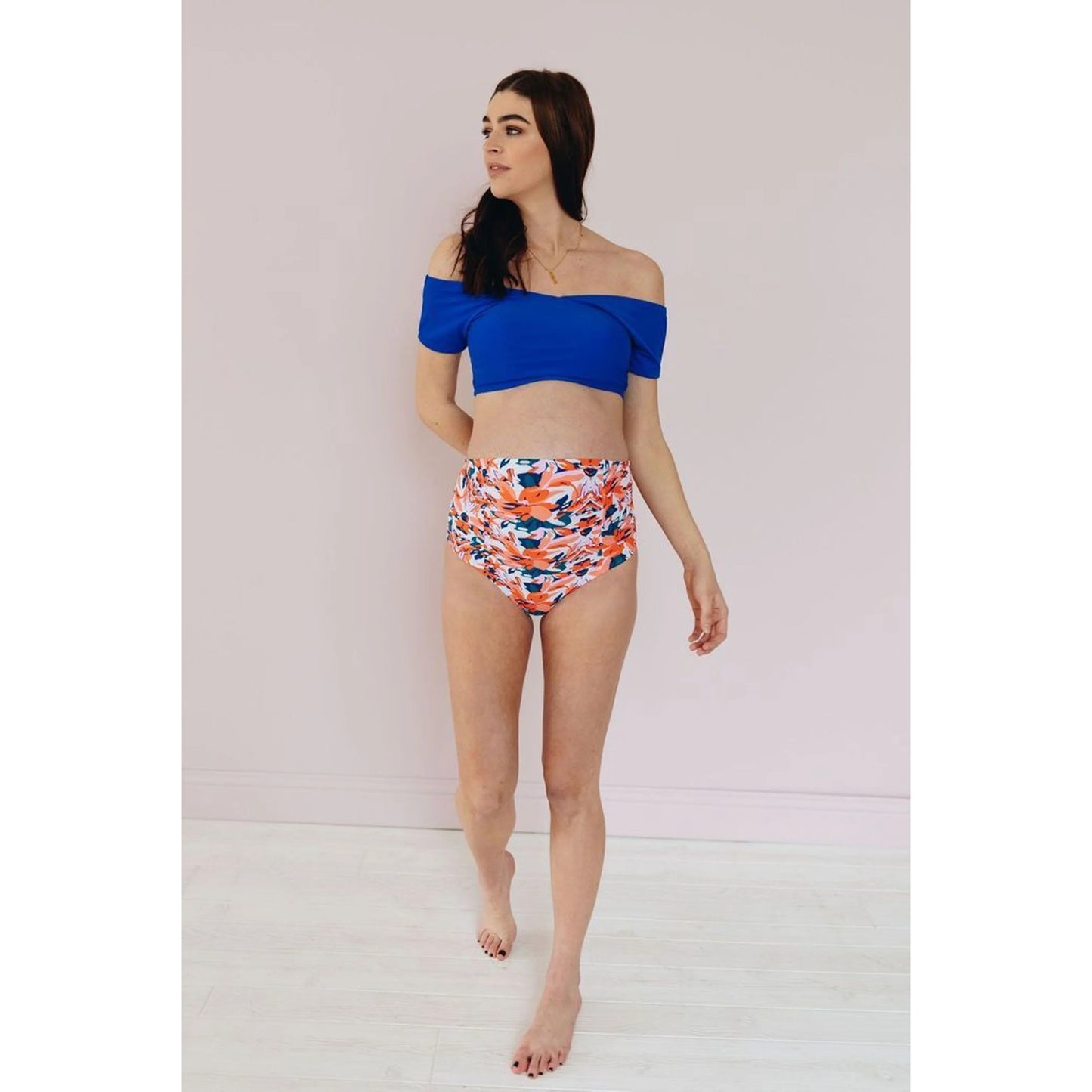TD High for Tide Maternity Bikini Cover up Swimdress with Custom Logo Digital Printing Hollow Diamond Decor Available Sizes XXS