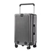 US Warehouse 20 Inches Hard Shell Trolley Suitcase Luggage Waterproof Lightweight Front Open Travel PC Luggage with Cup Holder