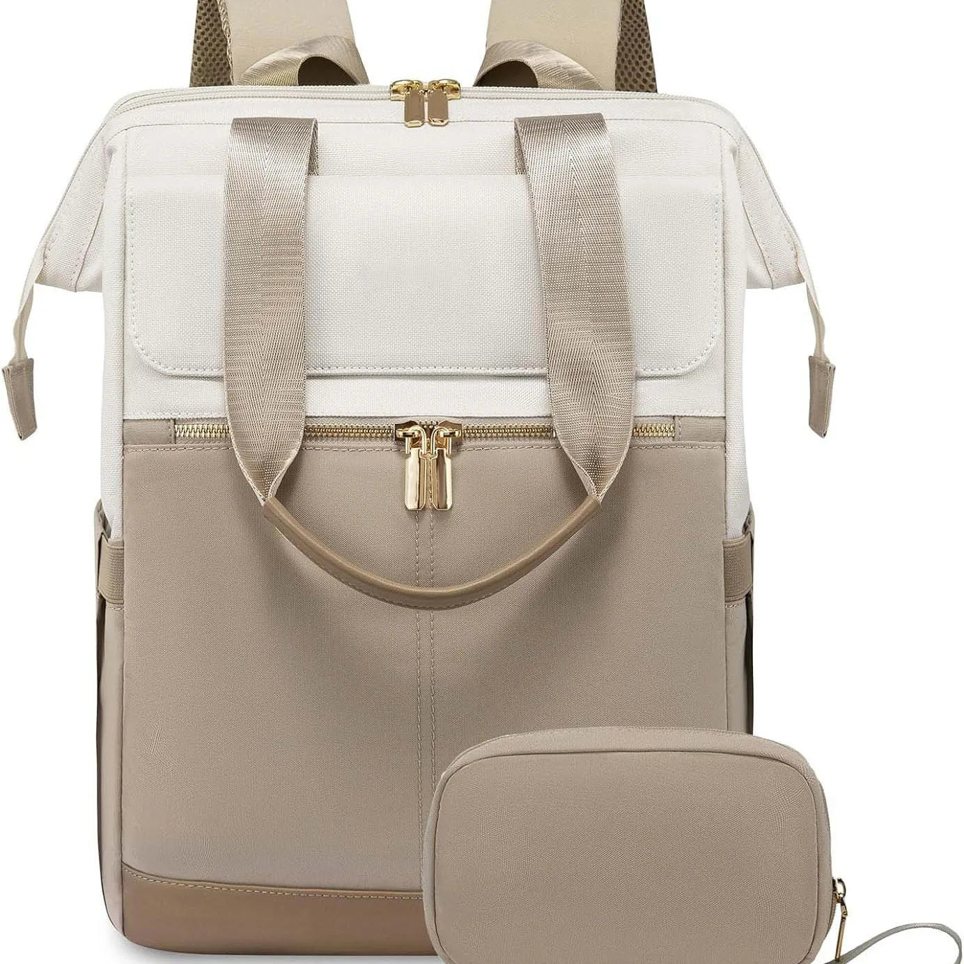 Super Lightweight Women's Travel Laptop Backpack with Curved Shoulder Straps - MANDOTOS INTERNATIONAL