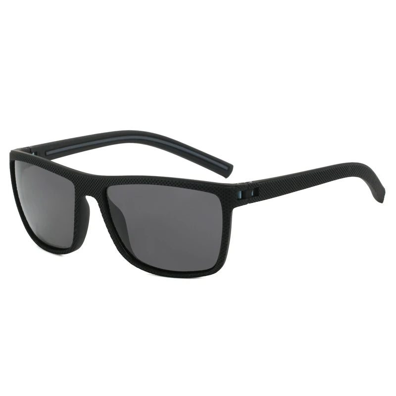 Men'S Black Metal Framed Fashion Glasses Sunglasses TAC Lenses for Day & Night Driving, Stylish Daily Leisure Wear