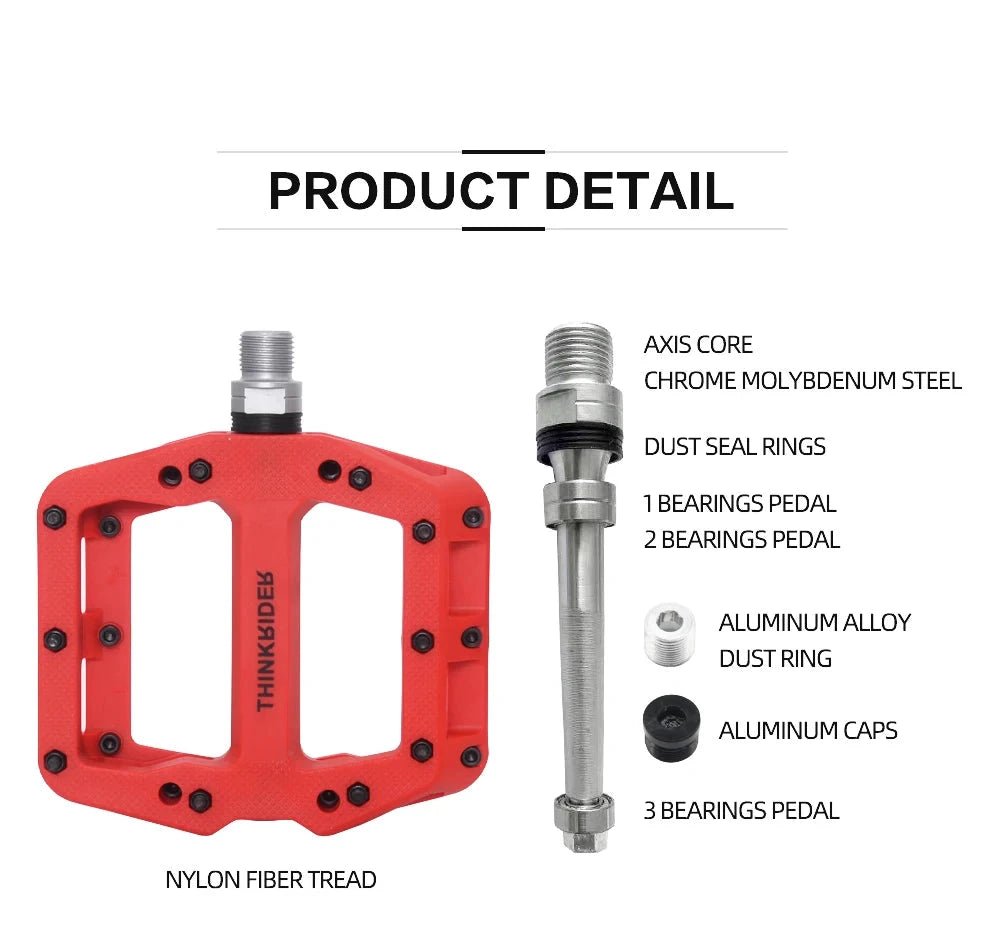 Upgrade Your Ride with ThinkRider Flat Bike Pedals! Ultimate Durability & Performance 🚴♂️ - MANDOTOS
