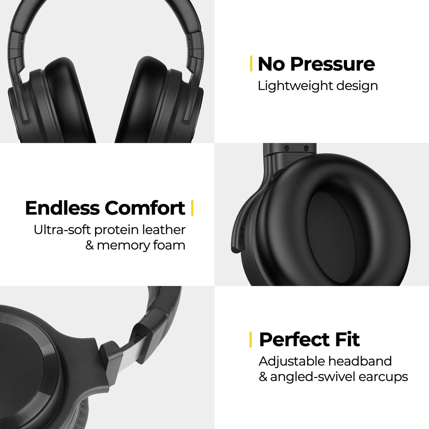 Premium Wireless Noise Cancelling Headphones for Travel and Work - MANDOTOS INTERNATIONAL