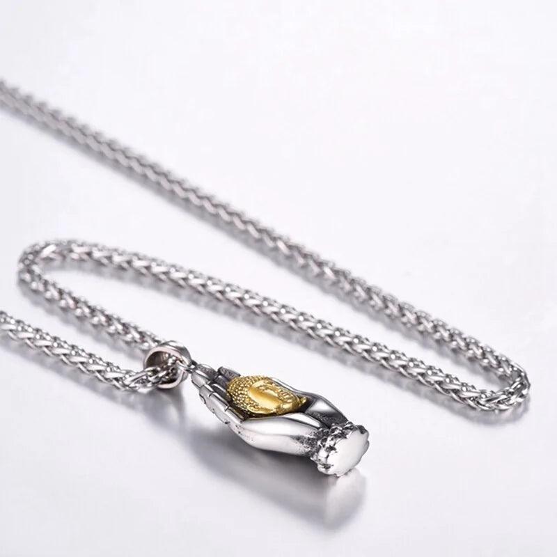 Golden Buddha Pendant - MANDOTOS